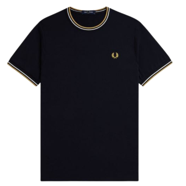 CAMISETA FRED PERRY TWIN TIPPED HOMBRE