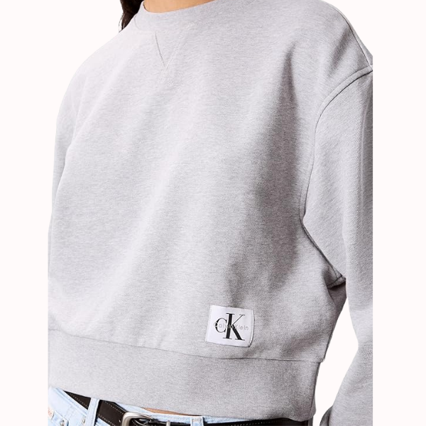 SUDADERA CALVIN KLEIN BADGE MUJER