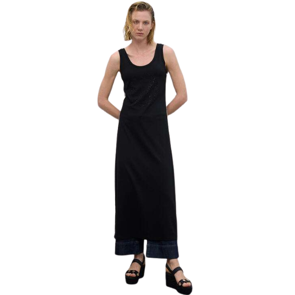 VESTIDO LOLA CASADEMUNT LOGO TIRANTES MUJER