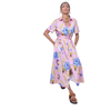 VESTIDO LOLA CASADEMUNT SATEN FLORAL MUJER