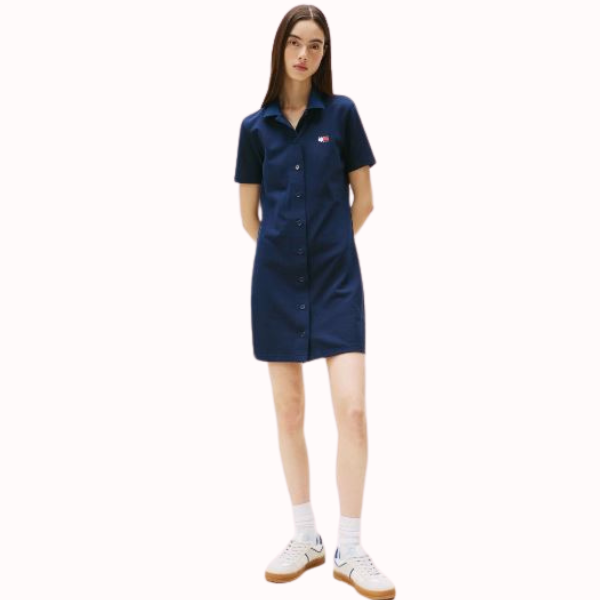 VESTIDO TOMMY JEANS PIQUE POLO MUJER