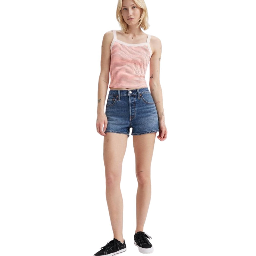 BERMUDA LEVIS 501 ORIGINAL BROKEN MUJER