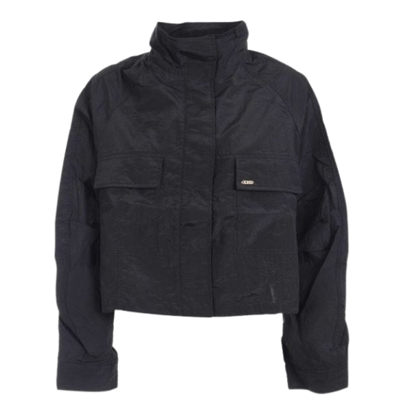 CHAQUETA GUESS SILVY HIGH NECK ZIP MUJER