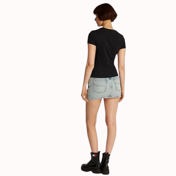 CAMISETA TOMMY JEANS SLIM LOGO MUJER
