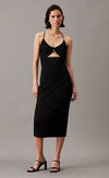 VESTIDO CALVIN KLEIN TIE DETAIL LONG MUJER