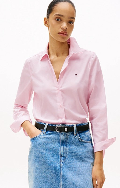 CAMISA TOMMY HILFIGER ESS POPLIN MUJER