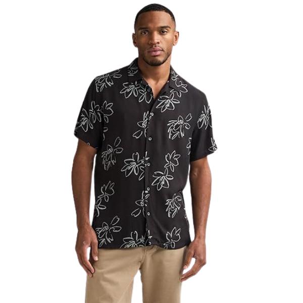 CAMISA PETROL INDUSTRIES SLEEVE AOP HOMBRE