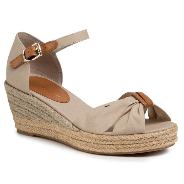 ZAPATO TOMMY HILFIGER OPEN TOE MID  MUJER