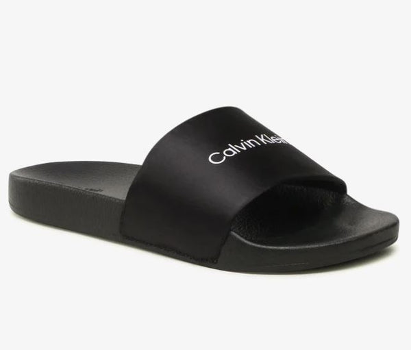 CHANCLA SLIDE SATIN CALVIN KLEIN MUJER