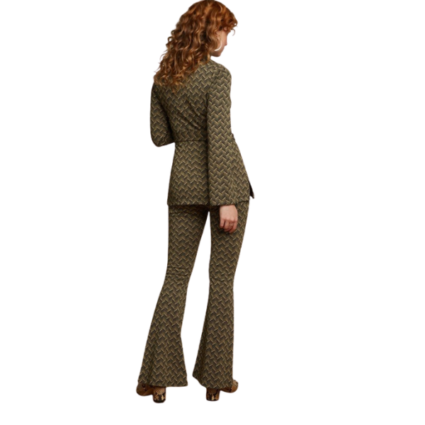 PANTALON BORDER FLARED KING LOUIE MUJER