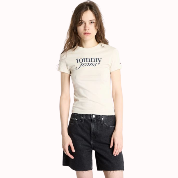 CAMISETA TOMMY JEANS SLIM LOGO MUJER