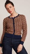 JERSEY KING LOUIE CARDI ROUNDNECK MUJER