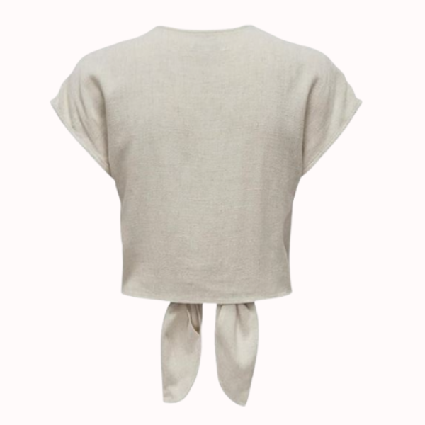 BLUSA ONLY ONLSIESTA SS KNOT MUJER