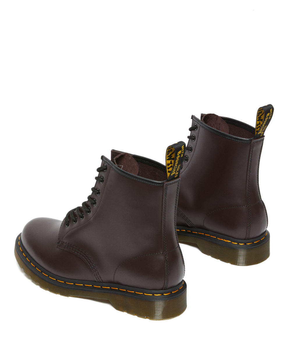 BOTAS DR. MARTENS 1460 BURGUNDY SMOOTH  MUJER