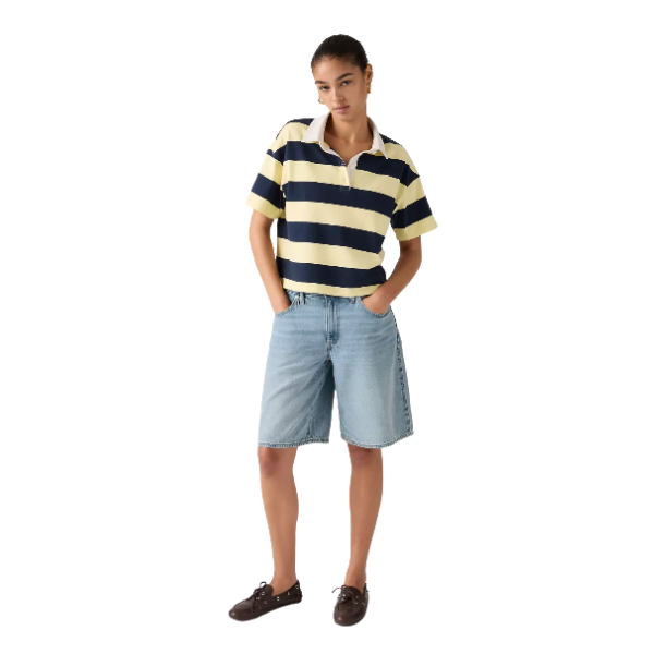 BERMUDA LEVIS® BAGGY DAD JORT MUJER