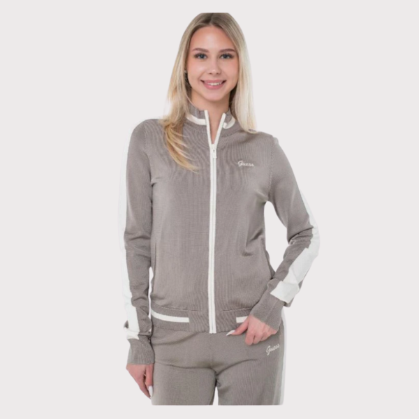 CHAQUETA GUESS FULL ZIP SWEATER MUJER