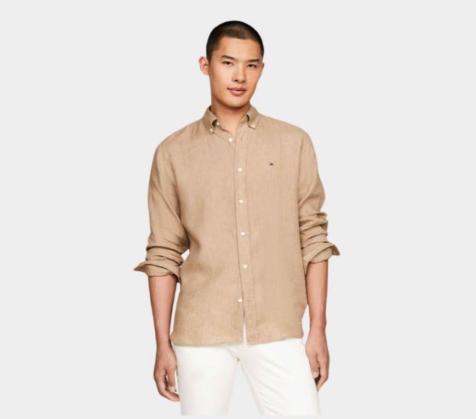 CAMISA TOMMY HILFIGER PIGMENT DYED HOMBRE