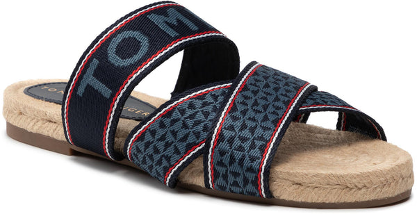 SANDALIA WEBBING FLAT TOMMY HILFIGER MUJER