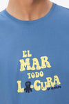 CAMISETA  ELPULPO EL MAR TODO LO-CURA HOMBRE