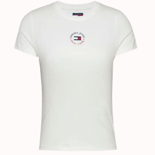 CAMISETA TOMMY JEANS SLIM LOGO MUJER