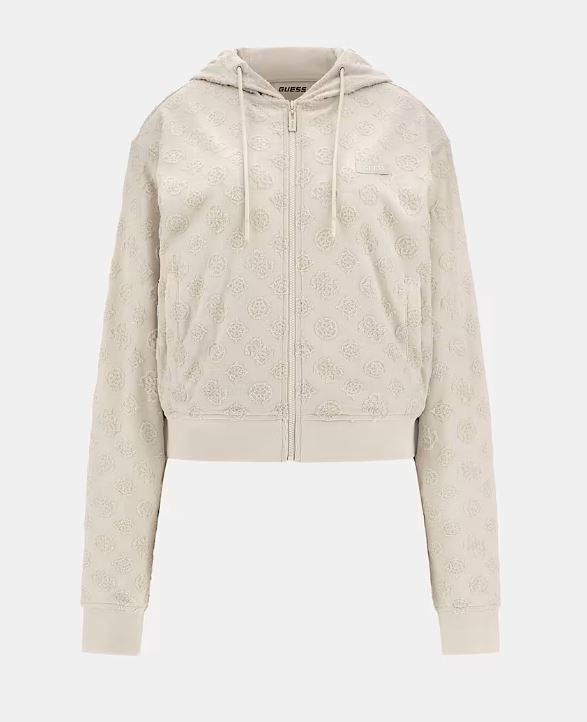 SUDADERA GUESS PEONY JACQUARD MUJER