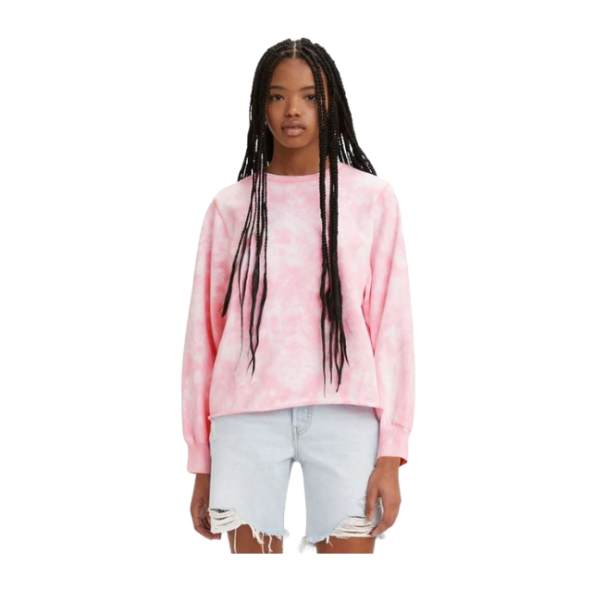 SUDADERA LEVI'S® CHARLIE LOW TIGHT  RED MUJER