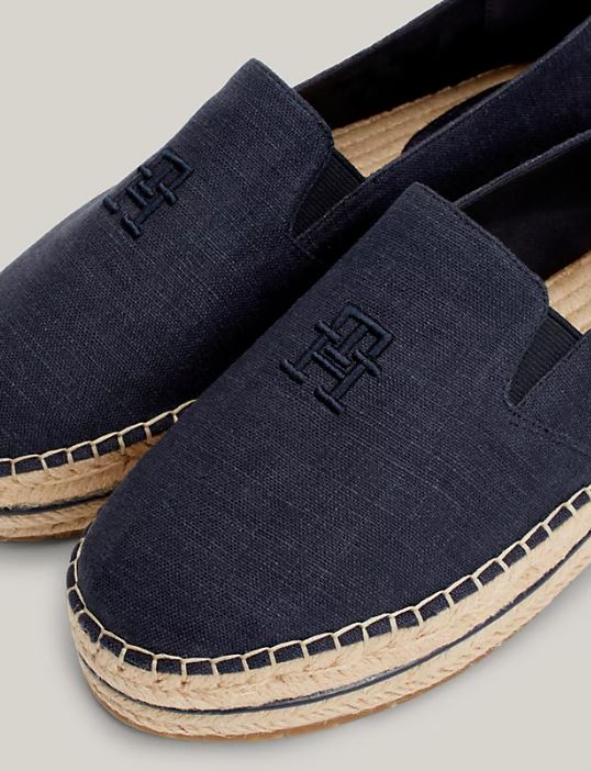 ALPARGATA TOMMY HILFIGER CANVAS FLAT MUJER