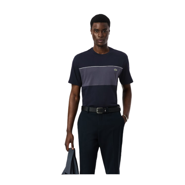 CAMISETA LACOSTE CREWNECK HOMBRE