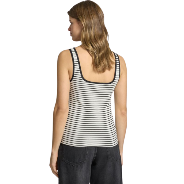 TOP CALVIN KLEIN STRIPED MONOLOGO MUJER