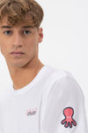 CAMISETA ELPULPO TRIPLE LOGO DIBUJADO HOMBRE