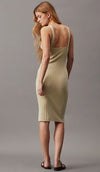 VESTIDO CALVIN KLEIN WOVEN LABEL MUJER