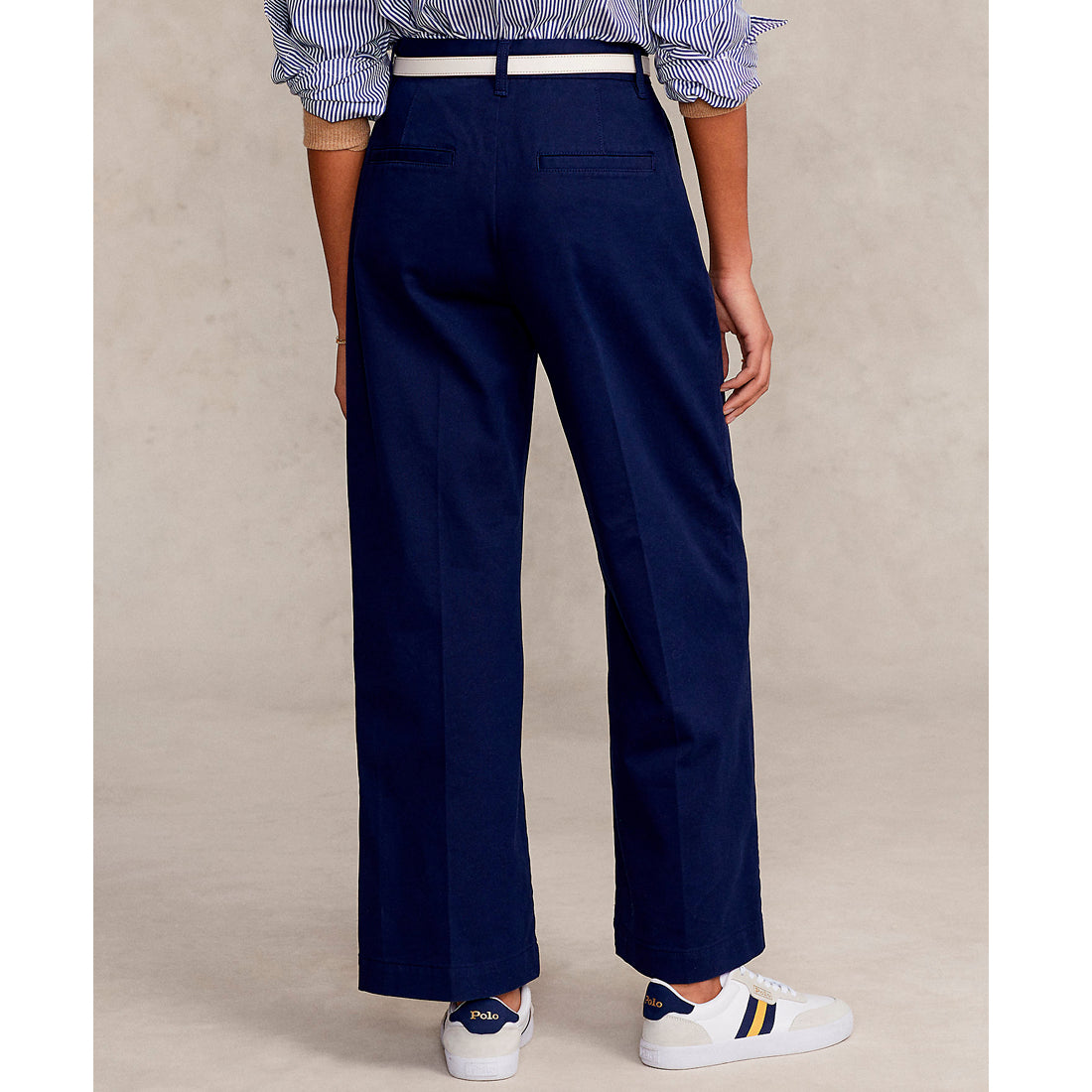 PANTALON FLAT FRONT RALPH LAUREN MUJER