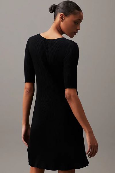 VESTIDO CALVIN KLEIN WOVEN LABEL MUJER