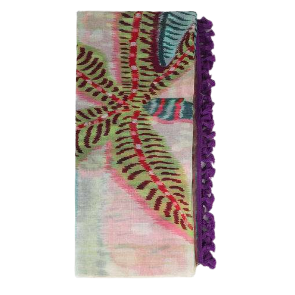 PAREO LOLA CASADEMUNT TROPICAL FLECOS MUJER