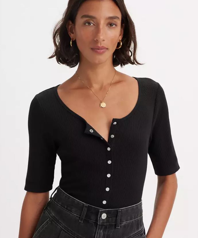 CAMISETA LEVI'S® DRY GOODS WAFFLE MUJER