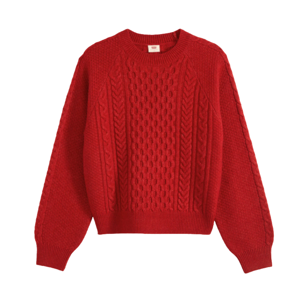 JERSEY LEVI'S® JOLIE CABLE CREWNECK MUJER