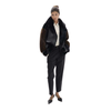 ABRIGO LOLA CASADEMUNT COMBI ANIMAL 45A MUJER