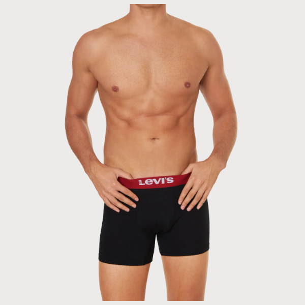 BOXER LEVI'S® SOLID BASIC ORGANIC 2P  HOMBRE
