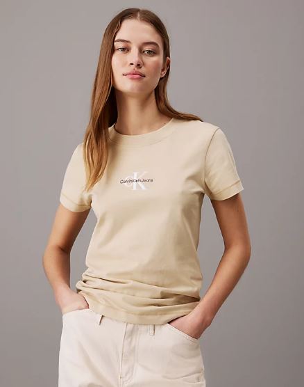 CAMISETA CALVIN KLEIN MONOLOGO MUJER