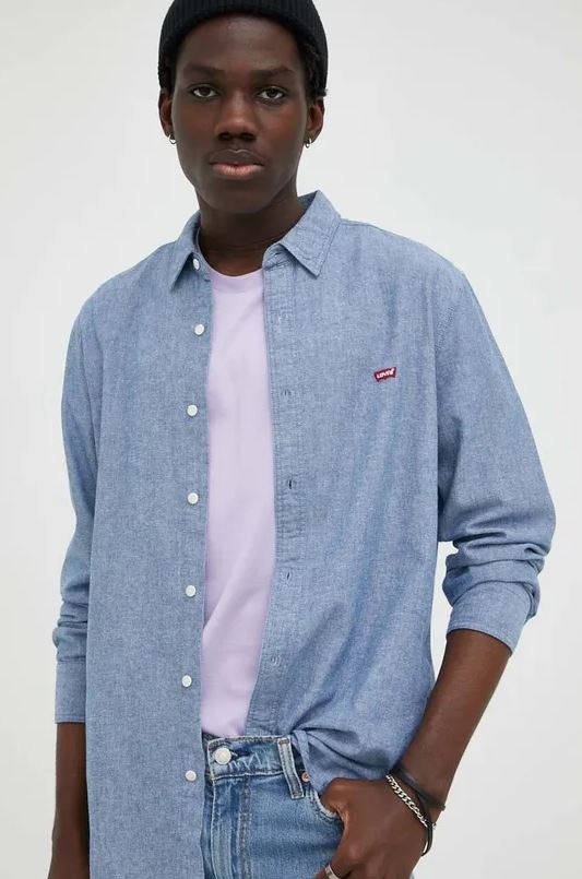 CAMISA LEVI'S® BATTERY SLIM PEONY BLUE HOMBRE