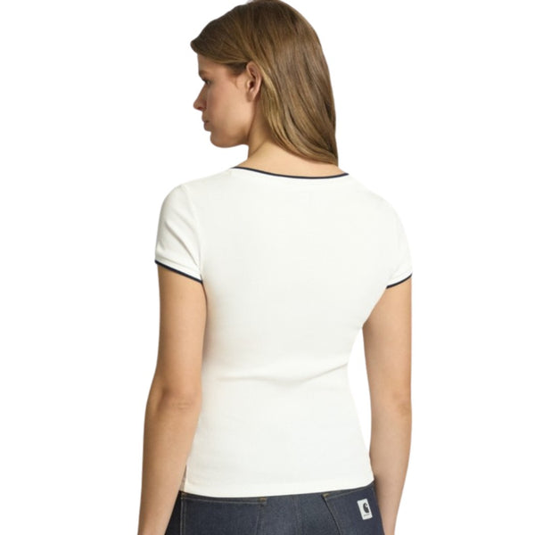 CAMISETA TOMMY JEANS SLIM BADGE MUJER