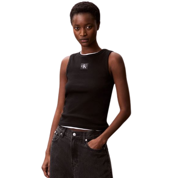 CAMISETA CALVIN KLEIN LABEL 2X2 MUJER