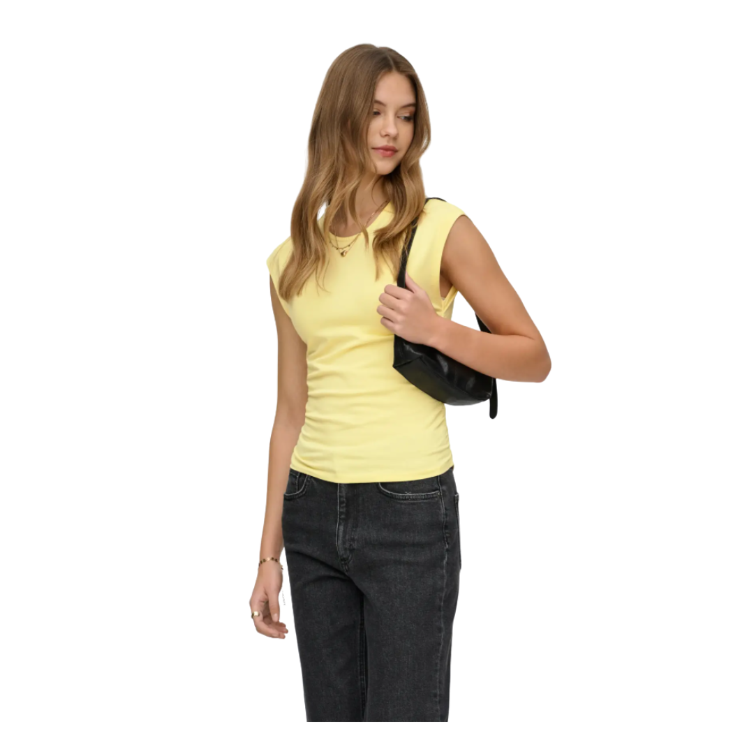 TOP ONLY ONLMIRA CAPSL RUCHING MUJER