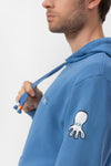 SUDADERA ELPULPO CAPUCHA LOGO TRIPLE HOMBRE