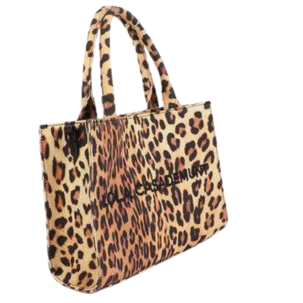 BOLSO LOLA CASADEMUNT MINI LEOPARDO MUJER