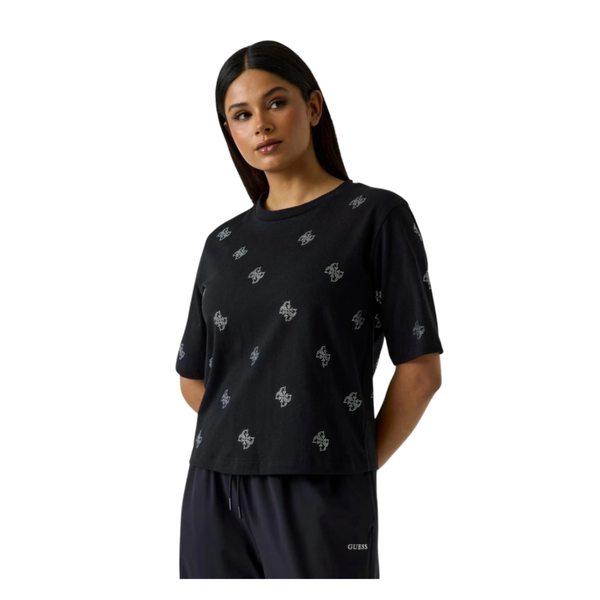 CAMISETA GUESS SILVY 4G SS MUJER