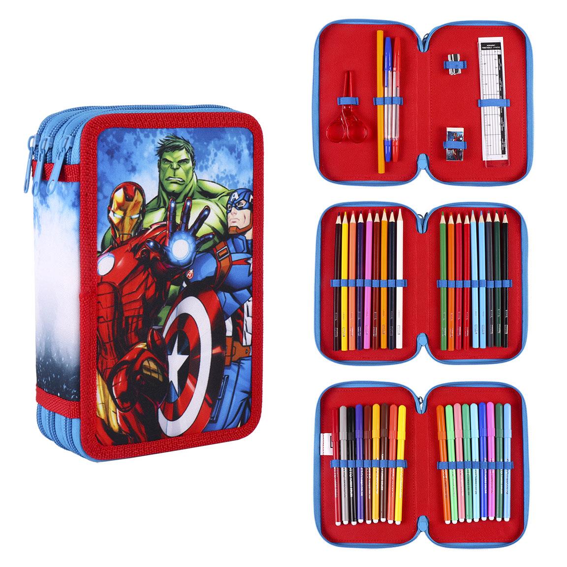 PLUMIER CON ACCESORIEOS AVENGERS