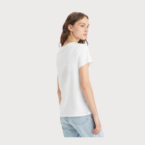 CAMISETA LEVI'S® PERFECT VNECK WHITE MUJER