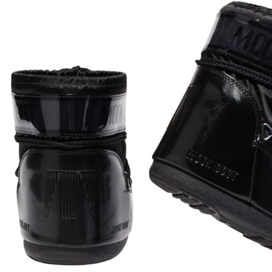 BOTAS ICON LOW GLANCE BLACK DE SATÉN