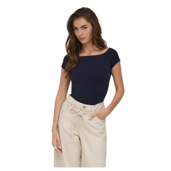 CAMISETA ONLY ONLLUCA S/S BOATNECK MUJER